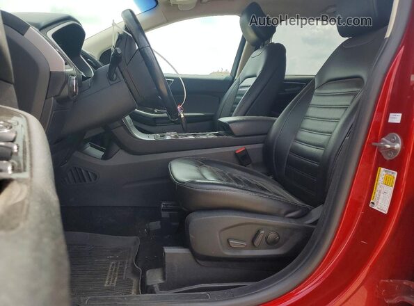 2FMPK4J95LBA61551 2020 FORD EDGE Red წინა სალონის ხედი