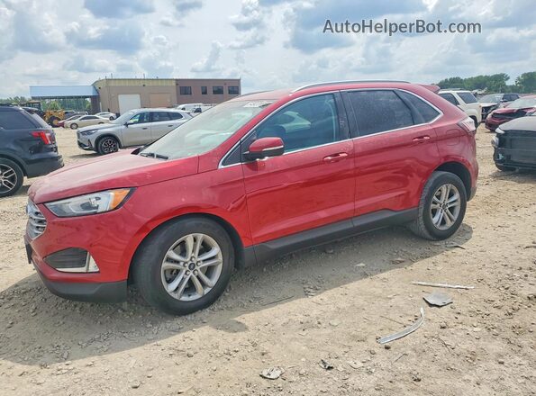 2FMPK4J95LBA61551 2020 FORD EDGE Red წინა მარცხენა ხედი სამი მეოთხედიდან
