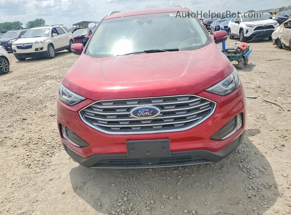 2FMPK4J95LBA61551 2020 FORD EDGE Red წინა ხედი