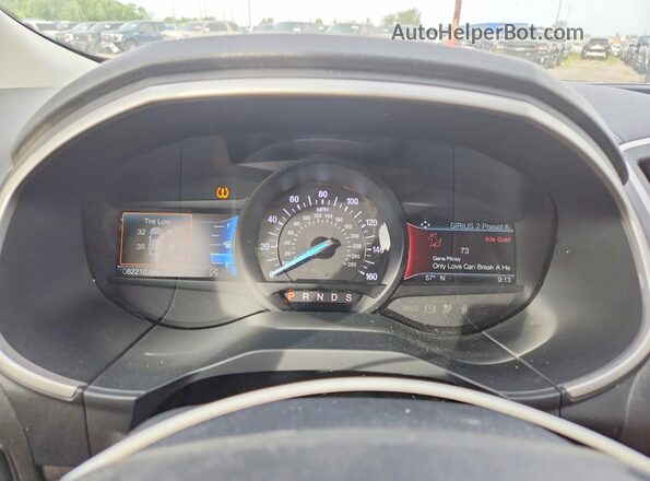 2FMPK4J95LBB13499 2020 FORD EDGE Серый Вид щитка приборов