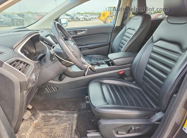 2FMPK4J95LBB13499 2020 FORD EDGE Серый Вид салона спереди