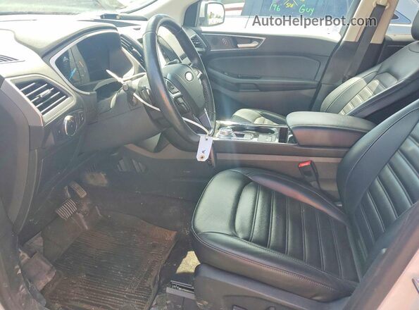 2FMPK4J95LBB40198 2020 FORD EDGE Белый Вид салона спереди