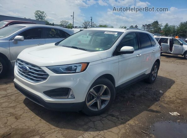 2FMPK4J95LBB40198 2020 FORD EDGE Белый Передняя левая четверть