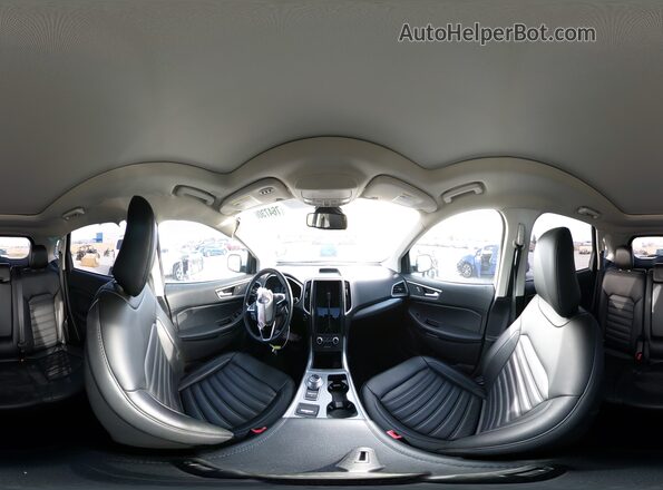 2FMPK4J95MBA00802 2021 FORD EDGE White Vista interior de 360 grados