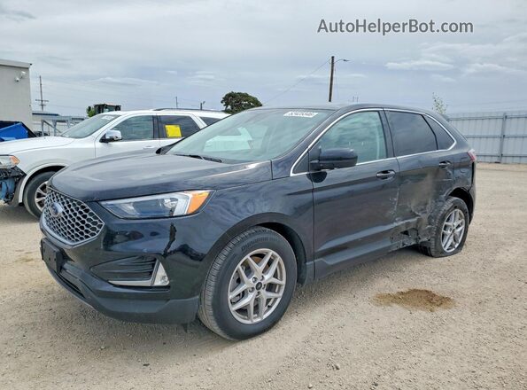2FMPK4J95RBA57122 2024 FORD EDGE Black Przód lewy