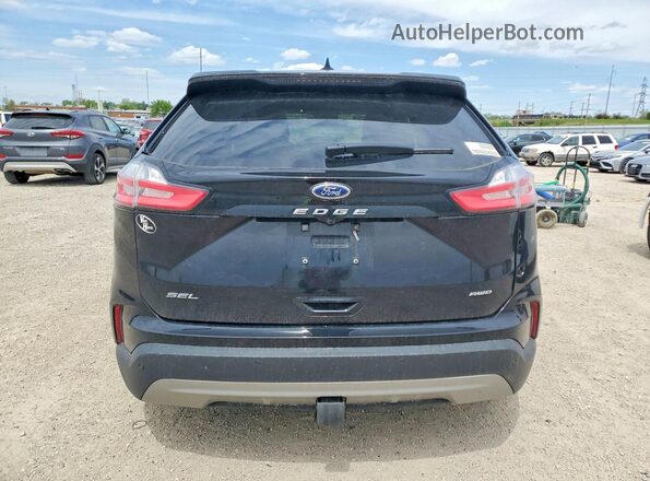 2FMPK4J95RBA57122 2024 FORD EDGE Black Widok z tyłu