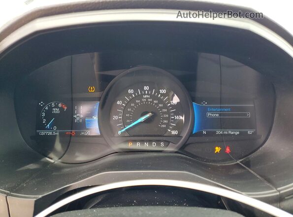 2FMPK4J95RBA57122 2024 FORD EDGE Black Widok zestawu wskaźników