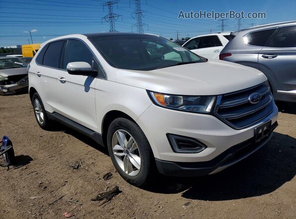 2FMPK4J96GBC10684 2016 FORD EDGE Белый Передняя правая четверть
