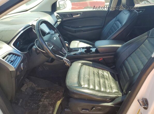 2FMPK4J96GBC10684 2016 FORD EDGE Белый Вид салона спереди