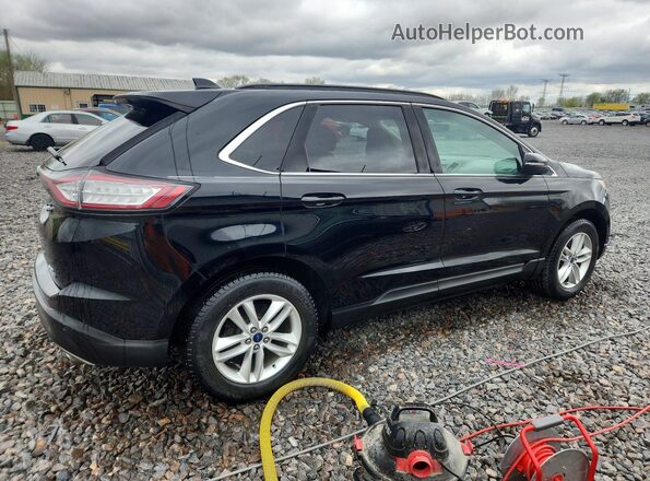 2FMPK4J96HBB20002 2017 FORD EDGE Black Задня права чверть