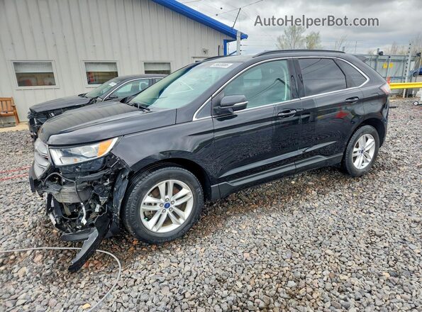 2FMPK4J96HBB20002 2017 FORD EDGE Black Передня ліва чверть