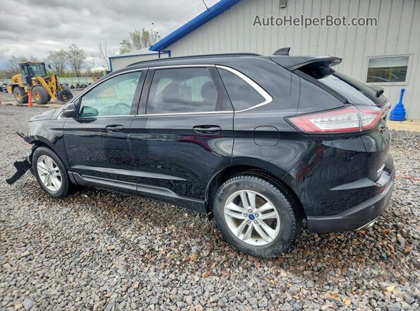 2FMPK4J96HBB20002 2017 FORD EDGE Black Задня ліва чверть