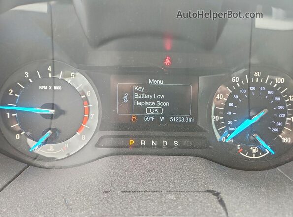 2FMPK4J96HBB20002 2017 FORD EDGE Black Вид щитка приладів