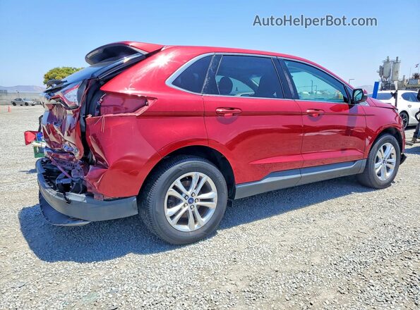 2FMPK4J96HBC68926 2017 FORD EDGE Бордовый Задняя правая четверть
