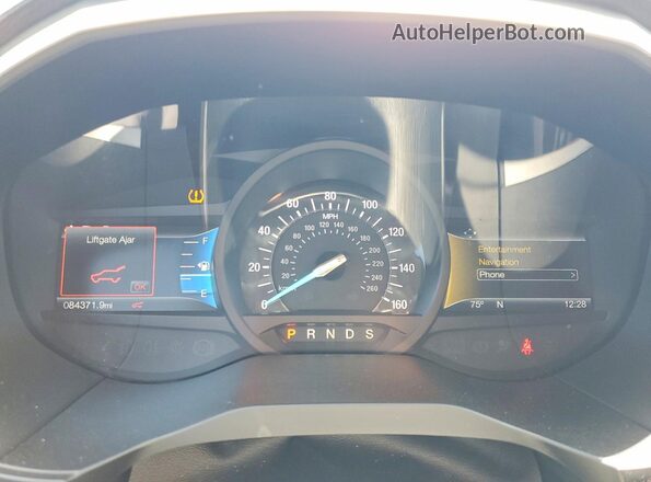 2FMPK4J96HBC68926 2017 FORD EDGE Бордовый Вид щитка приборов