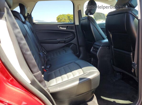 2FMPK4J96HBC68926 2017 FORD EDGE Бордовый Вид задней части салона