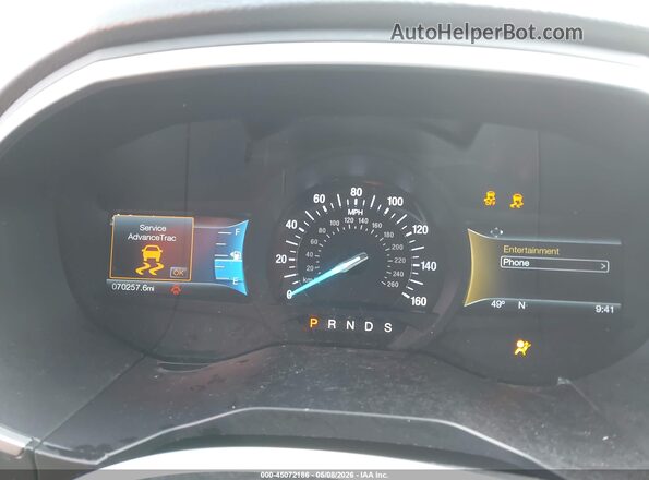 2FMPK4J96JBB50669 2018 FORD EDGE Синий Вид задних сидений