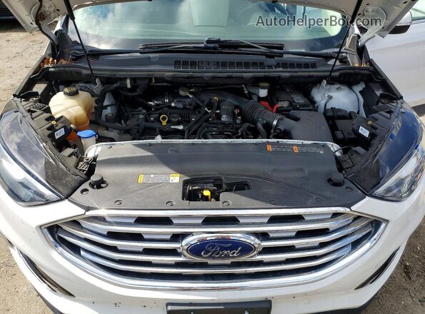 2FMPK4J96KBB15163 2019 FORD EDGE Белый Вид подкапотного пространства