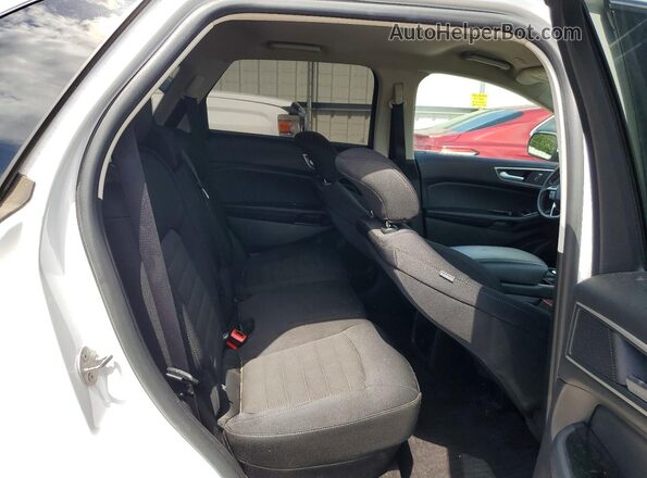 2FMPK4J96KBB15163 2019 FORD EDGE Белый Вид задней части салона