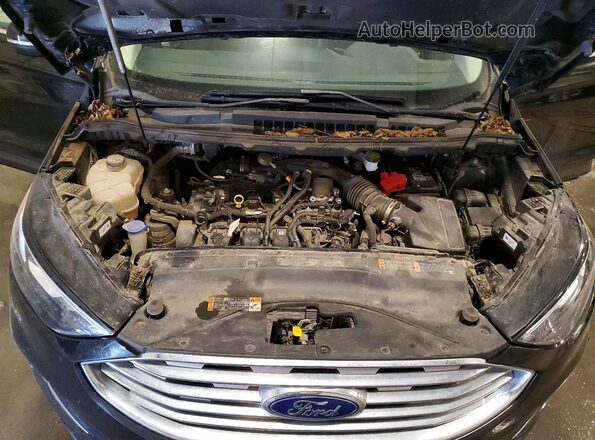 2FMPK4J96KBB49362 2019 FORD EDGE Черный Вид подкапотного пространства