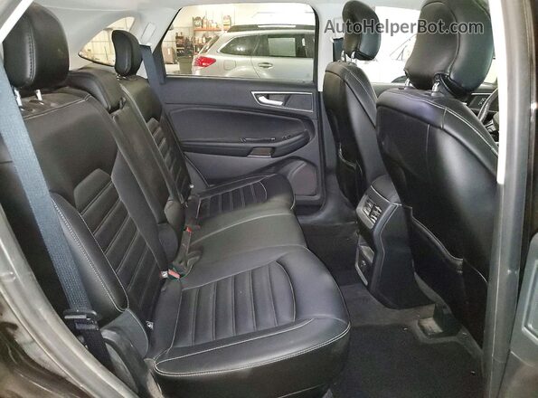 2FMPK4J96KBB49362 2019 FORD EDGE Черный Вид задней части салона