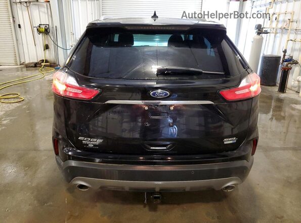 2FMPK4J96KBB49362 2019 FORD EDGE Черный Вид сзади