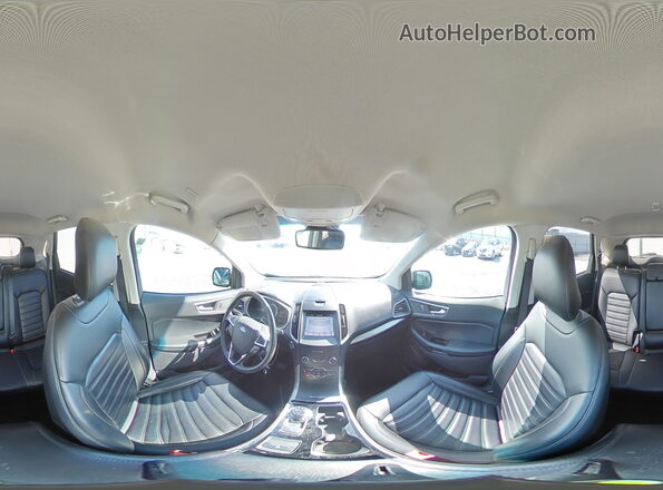 2FMPK4J96KBB49362 2019 FORD EDGE Черный Панорамный вид салона 360°