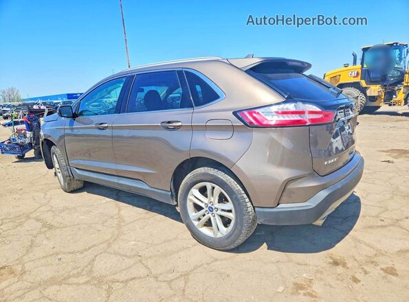 2FMPK4J96KBC18518 2019 FORD EDGE Желто-коричневый Задняя левая четверть