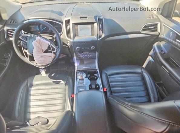 2FMPK4J96KBC18518 2019 FORD EDGE Желто-коричневый Вид панели приборов