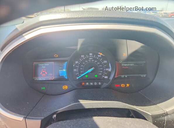 2FMPK4J96KBC18518 2019 FORD EDGE Желто-коричневый Вид щитка приборов
