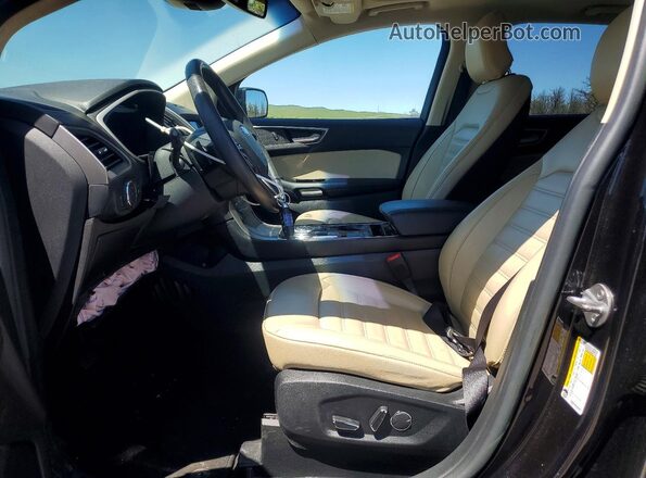 2FMPK4J96KBC74796 2019 FORD EDGE Black Vista interior delantera