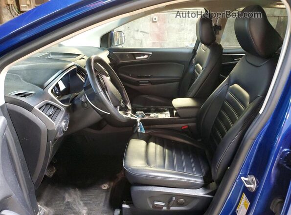2FMPK4J96LBA07062 2020 FORD EDGE Blue წინა სალონის ხედი
