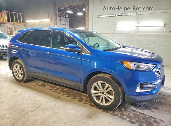2FMPK4J96LBA07062 2020 FORD EDGE Blue წინა მარჯვენა