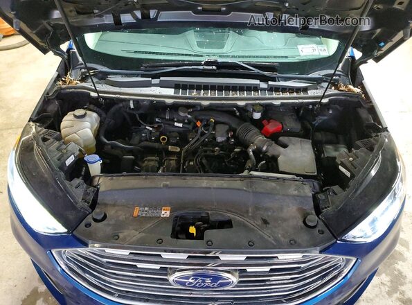 2FMPK4J96LBA07062 2020 FORD EDGE Blue ძრავის განყოფილების ხედი