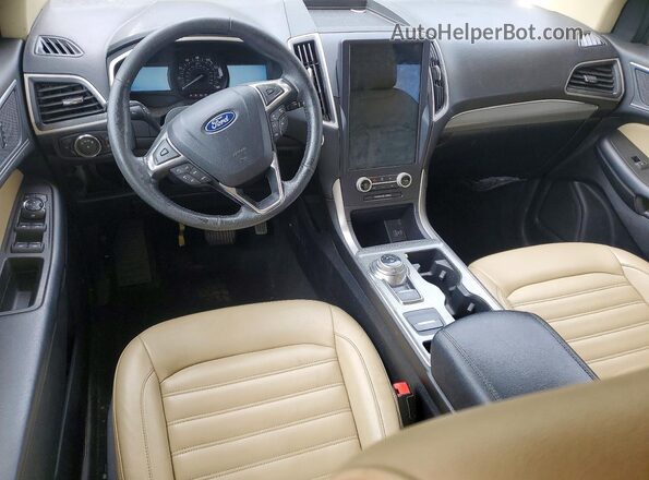 2FMPK4J96MBA54013 2021 FORD EDGE Black Widok deski rozdzielczej