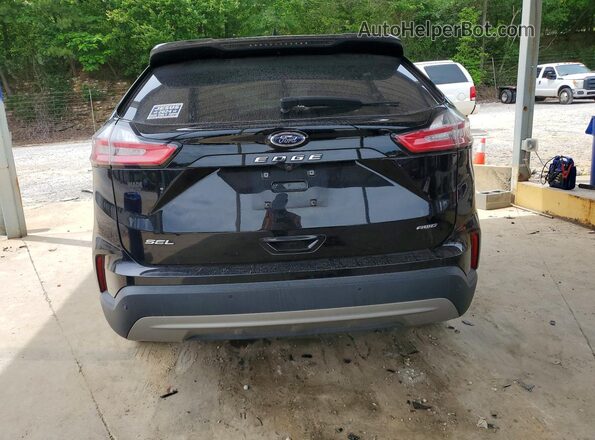 2FMPK4J96MBA54013 2021 FORD EDGE Black Widok z tyłu