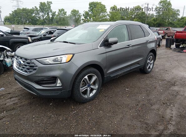 2FMPK4J96NBA07517 2022 FORD EDGE Серый Передняя левая четверть