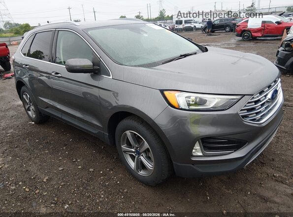 2FMPK4J96NBA07517 2022 FORD EDGE Серый Передняя правая четверть