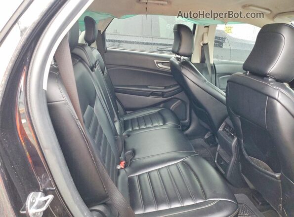 2FMPK4J96NBA39626 2022 FORD EDGE Black Widok wnętrza z tyłu