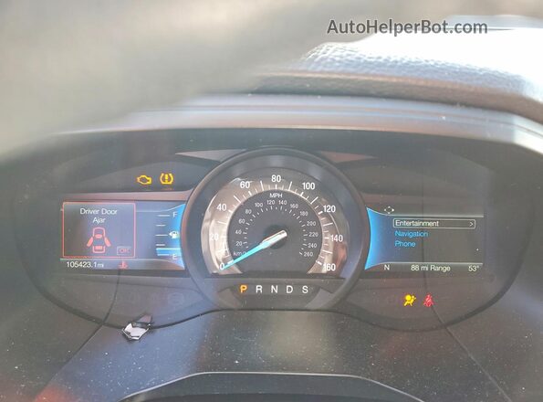 2FMPK4J96NBA39626 2022 FORD EDGE Black Widok zestawu wskaźników