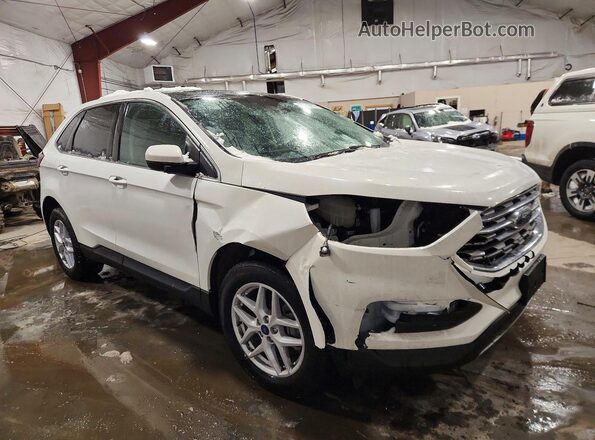 2FMPK4J96NBA86686 2022 FORD EDGE White Delantero derecho