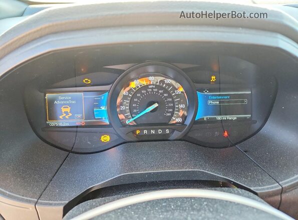 2FMPK4J96NBA89748 2022 FORD EDGE Белый Вид щитка приборов