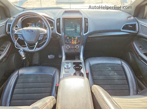 2FMPK4J96NBA89748 2022 FORD EDGE Белый Вид панели приборов