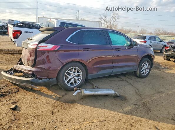 2FMPK4J96RBB03525 2024 FORD EDGE Burgundy უკანა მარჯვენა