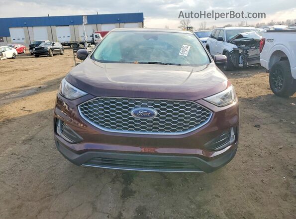 2FMPK4J96RBB03525 2024 FORD EDGE Burgundy წინა ხედი