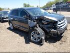 2017 Ford Edge Sel Gray vin: 2FMPK4J97HBB88082