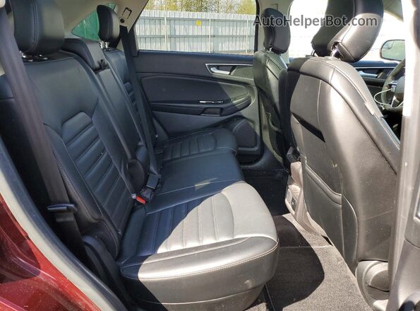 2FMPK4J97JBB53614 2018 FORD EDGE Темно-бордовый Вид задней части салона
