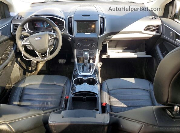2FMPK4J97JBB53614 2018 FORD EDGE Темно-бордовый Вид панели приборов