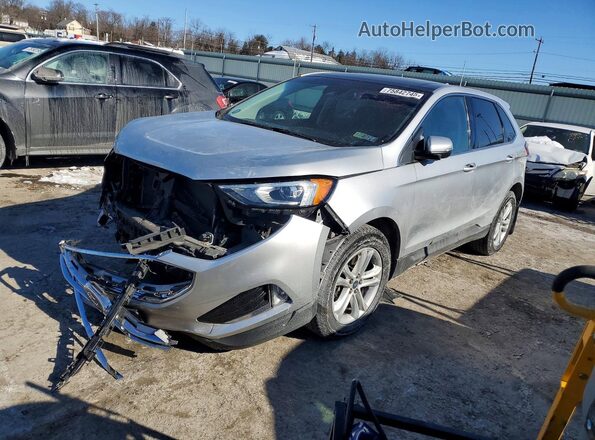 2FMPK4J97KBB39746 2019 FORD EDGE Silver Przód lewy