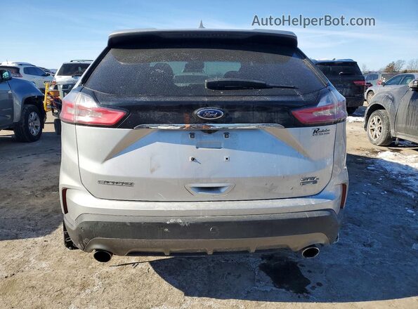 2FMPK4J97KBB39746 2019 FORD EDGE Silver Widok z tyłu